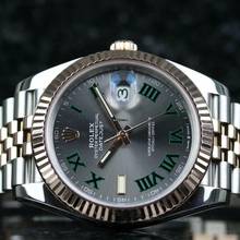 Thumbnail von Rolex Datejust 41 Steel Rosé - Wimbledon - like New - Fullset - 05/2023