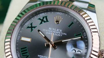 Thumbnail von Rolex Datejust 41 Steel Rosé - Wimbledon - like New - Fullset - 05/2023