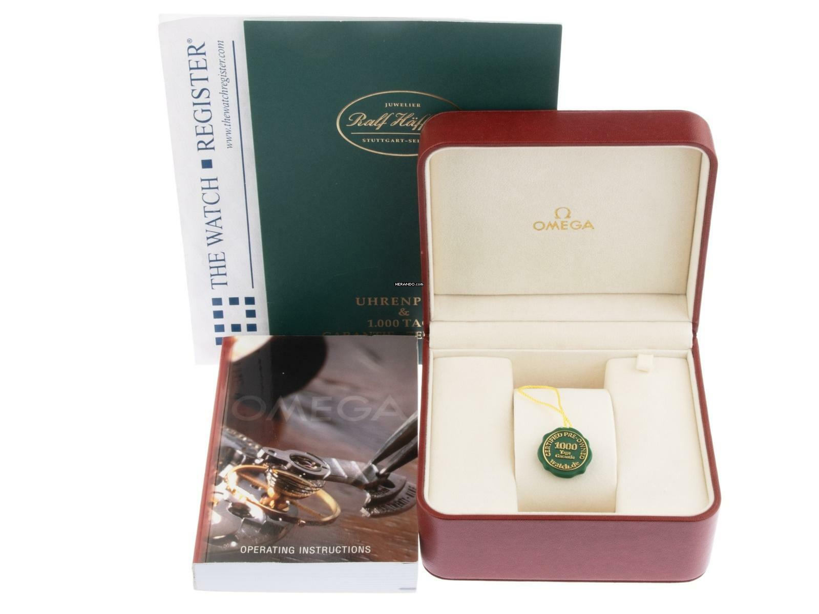 Omega Speedmaster Day Date Triple Date Ref.3220.50.00 2010 Box&Beschreibung sehr gut Vintage