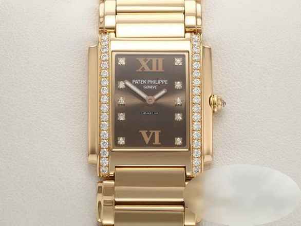  Patek Philippe Twenty~4 Twenty 4 4910 Rosegold 750 Diamanten Damen Gold Medium 