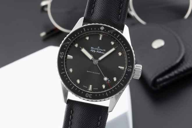  Blancpain Fifty Fathoms Bathyscaphe Stahl Ref. 5000 1110 B52A 