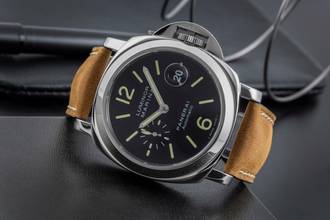 Thumbnail von Panerai Luminor Marina Automatic Datum Edelstahl Herrenuhr Ref. PAM00104