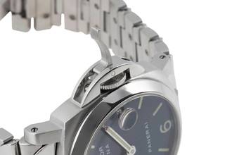 Thumbnail von Panerai Luminor Marina Automatic Edelstahl Automatik Herrenuhr Ref. PAM00120