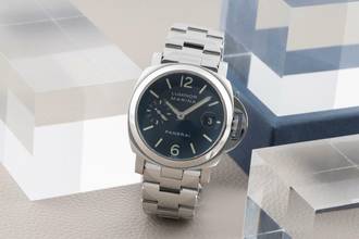 Thumbnail von Panerai Luminor Marina Automatic Edelstahl Automatik Herrenuhr Ref. PAM00120