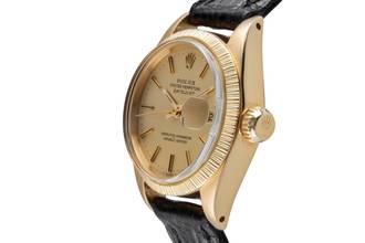 Thumbnail von Rolex Lady-Datejust Borke 18K Gold Automatik Damenuhr Oyster Ref. 6927