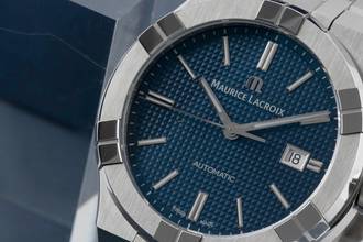 Thumbnail von Maurice Lacroix AIKON Stahl Automatik Herrenuhr Ref. AI6008-SS002-430 B&P 2018
