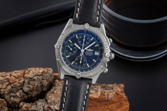  Breitling Blackbird Chronomat Blackbird Stahl Automatik Herrenuhr Ref. A13050.1 B&P 2003 