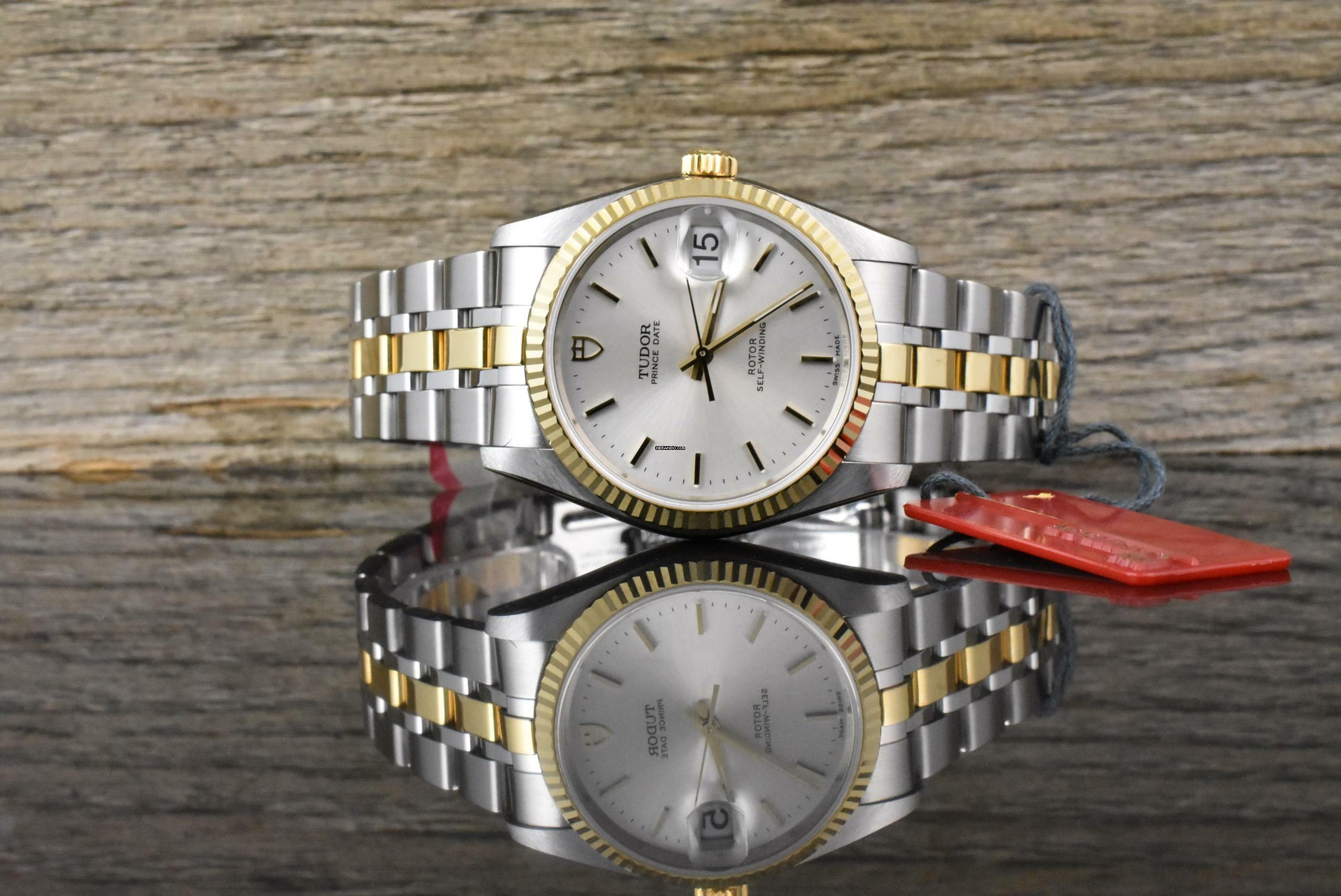 Tudor Prince Date 74033 NOS / UNGETRAGEN 34MM Automatik Full Set 2008