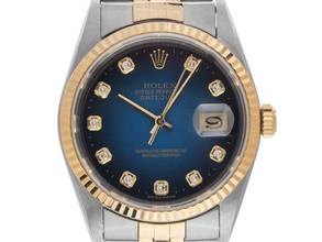 Thumbnail von Rolex Datejust 36 Diamanten Ref.16233 1996 Full Set sehr gut Vintage