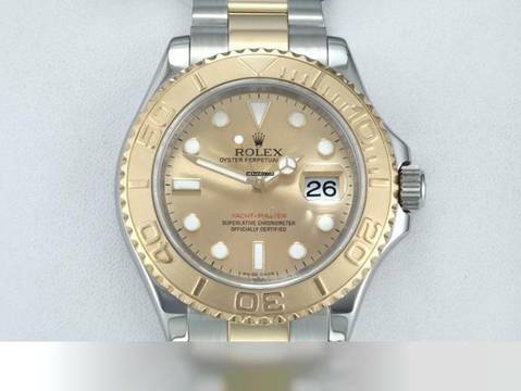 Rolex Yacht-Master 40 40mm 16623 2009 Edelstahl Gelbgold 750 Automatik Stahl Gold Stainless Steel 18kt Yellow Gold Oyster-band Chronometer 