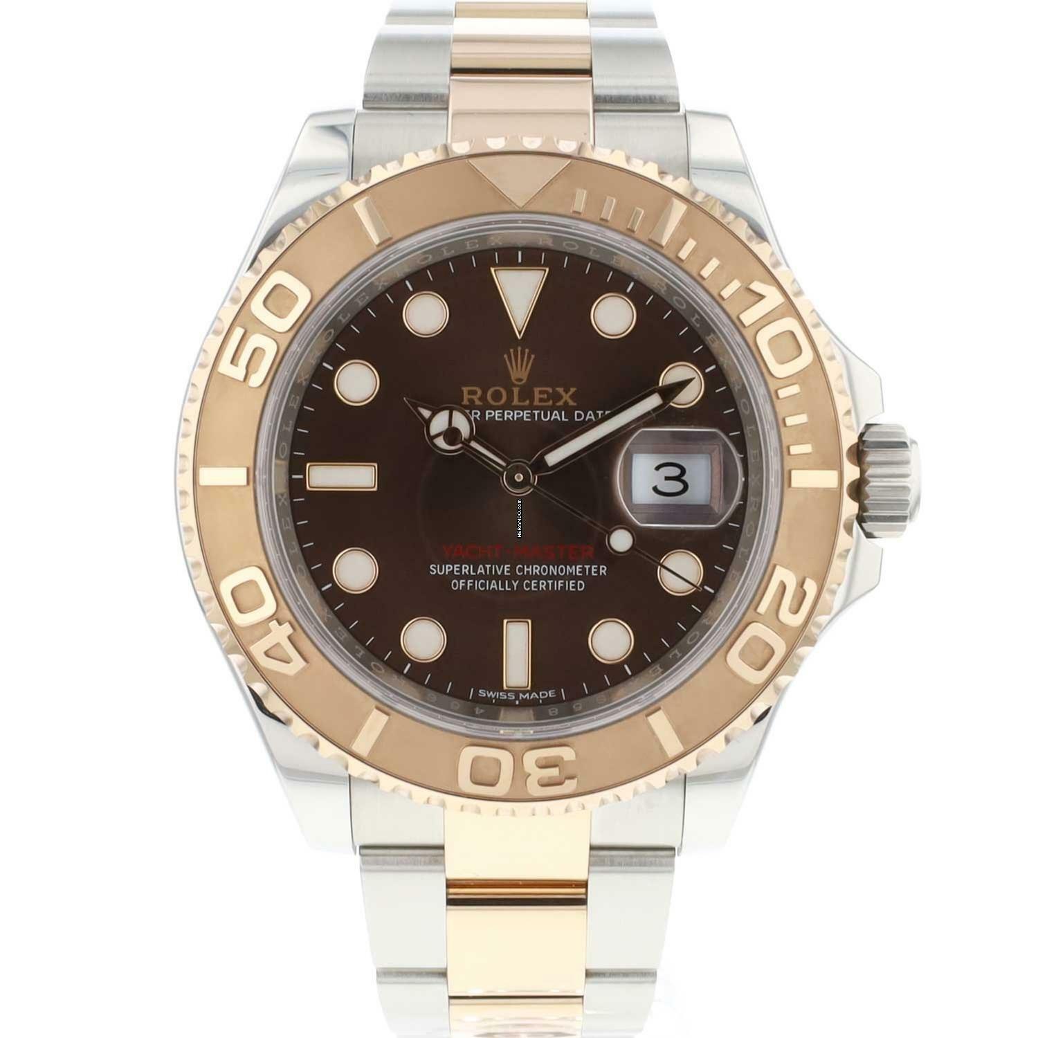 Rolex Yacht-Master 40 Steel Everose Gold Choco Dial