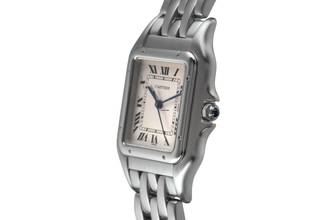 Thumbnail von Cartier Panthère Jumbo Stahl Quarz Silver Roman Dial Ref. W25032P5