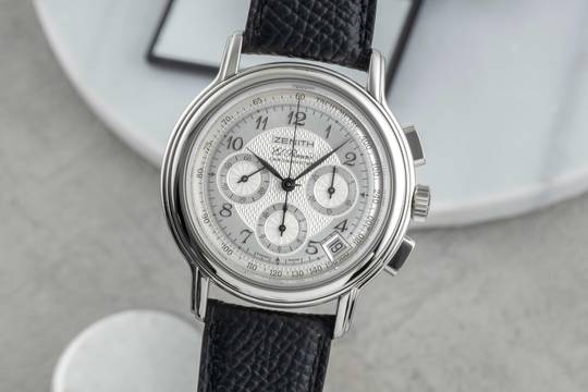  Zenith El Primero Chronograph Stahl Automatik Herrenuhr Ref. 14/01.0240.400 