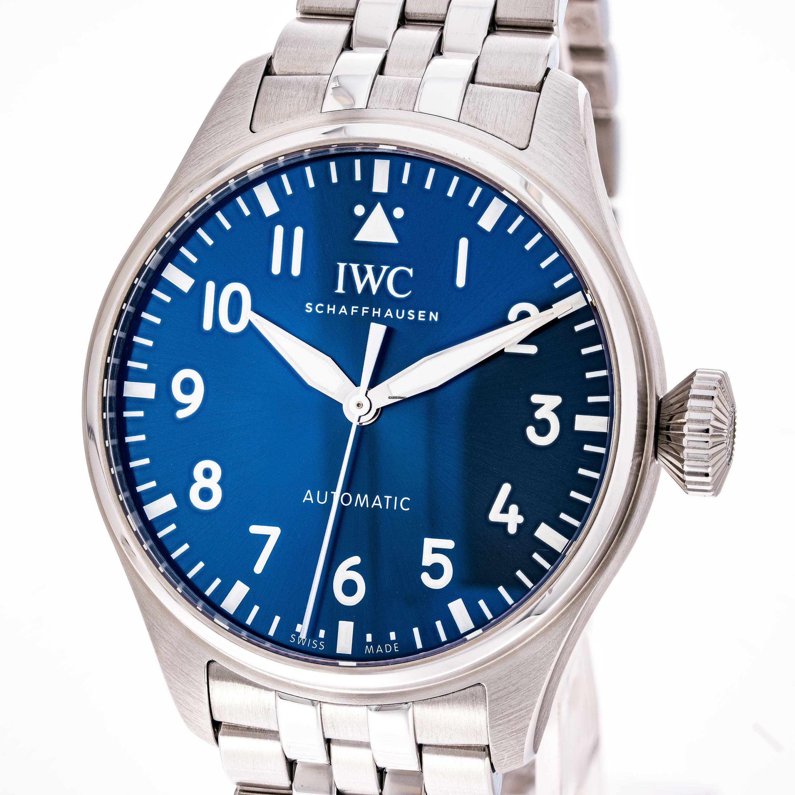 IWC Große Fliegeruhr Big Pilot's Watch 43 Blue – IW329304 – like NEW – 03/2023 Full Set