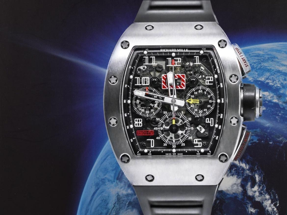 Richard Mille RM 011 Felipe Massa Rm11-fm Titanium Like New Full Set