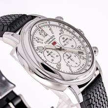 Thumbnail von Chopard Mille Miglia Classic Chronograph Silver 42 – 168589-3001 – like NEW ~ 2022