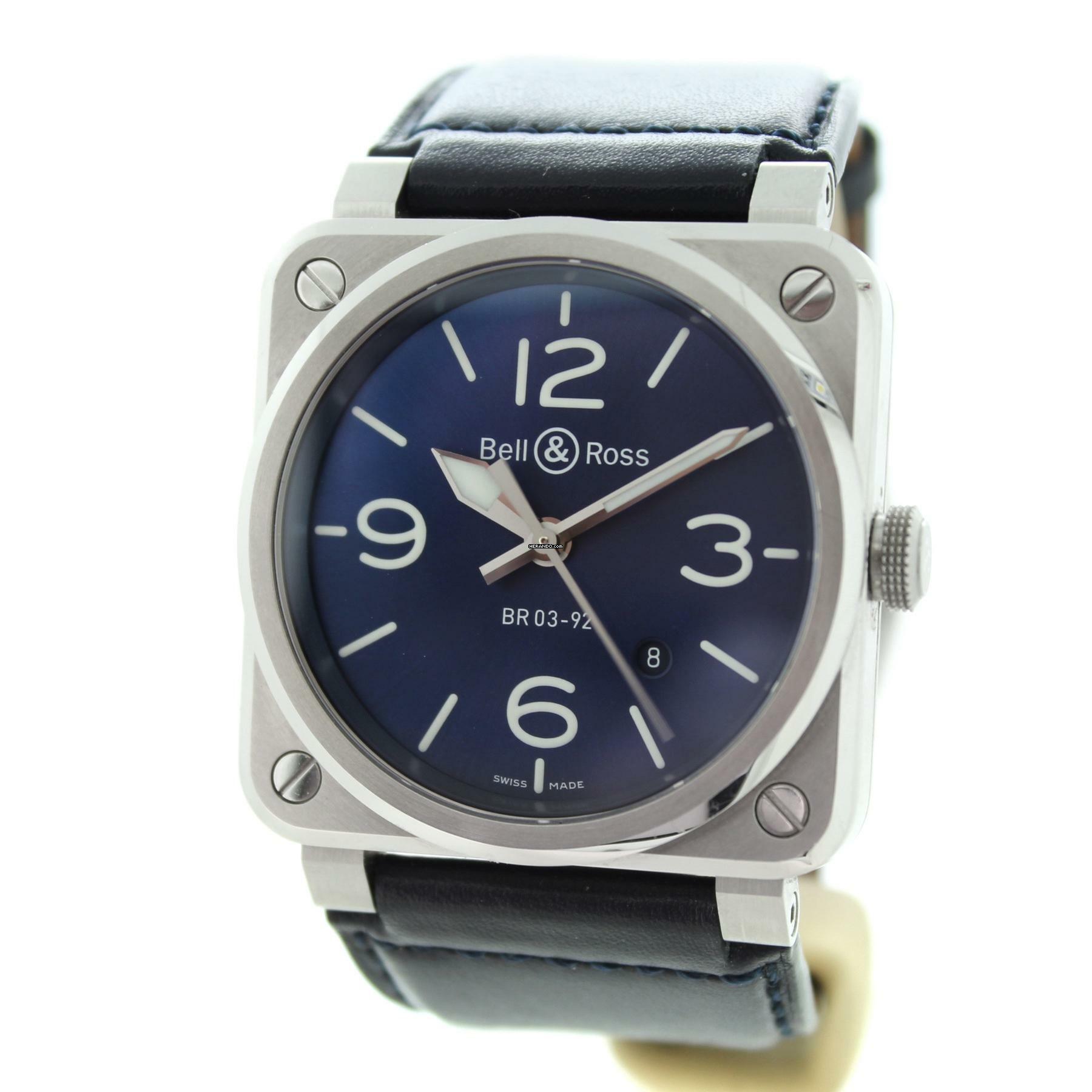 Bell & Ross BR 03-92 Steel Blue Full Set