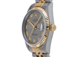 Thumbnail von Rolex Datejust 36 Ref.16233 1998 Box&Beschreibung sehr gut Vintage