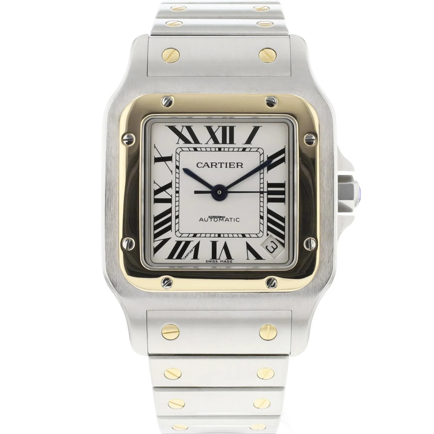 Cartier Santos Galbée XL Steel/Gold Automatic