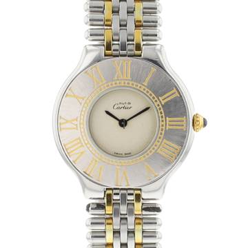  Cartier 21 Must de Cartier PM Steel Gold 