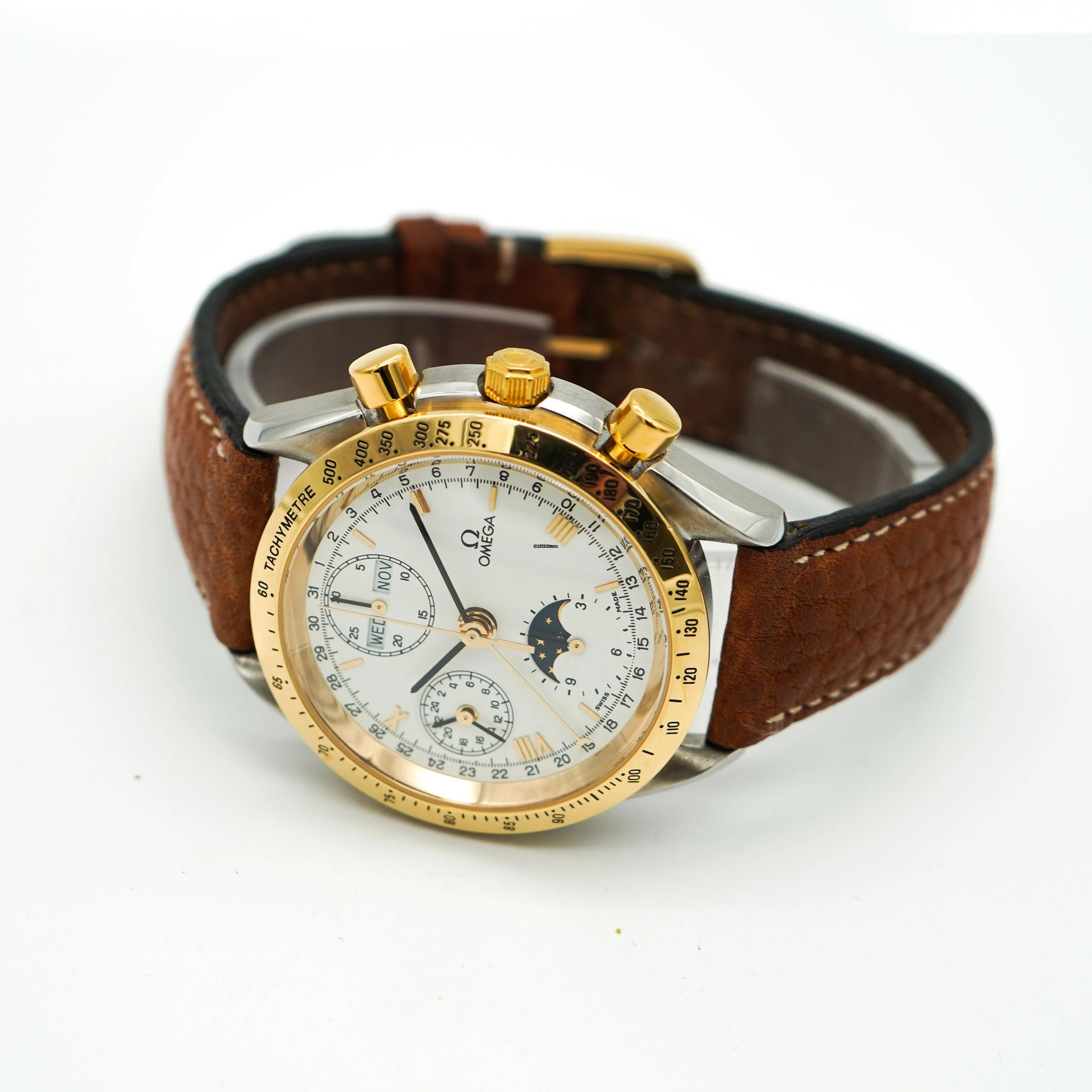 Omega Speedmaster Triple Calendar Chronograph Golden Gate
