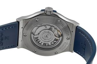 Thumbnail von Hublot Classic Fusion Blue Titan Automatik Herrenuhr 542.NX.7170.LR B&P