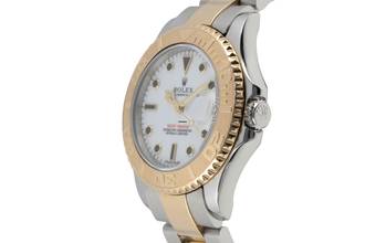 Thumbnail von Rolex Yacht-Master White Dial Stahl Gold Automatik Herrenuhr 168623