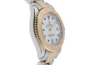 Thumbnail von Rolex Yacht-Master White Dial Stahl Gold Automatik Herrenuhr 168623