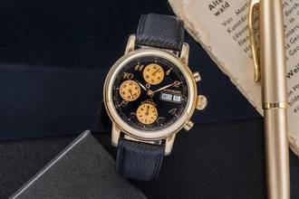 Thumbnail von Montblanc Star Meisterstück Chronograph 18k (0,750) Gold Automatik Herren Ref. 7000