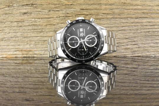  TAG Heuer Carrera Calibre 16 Automatk Black Dial 