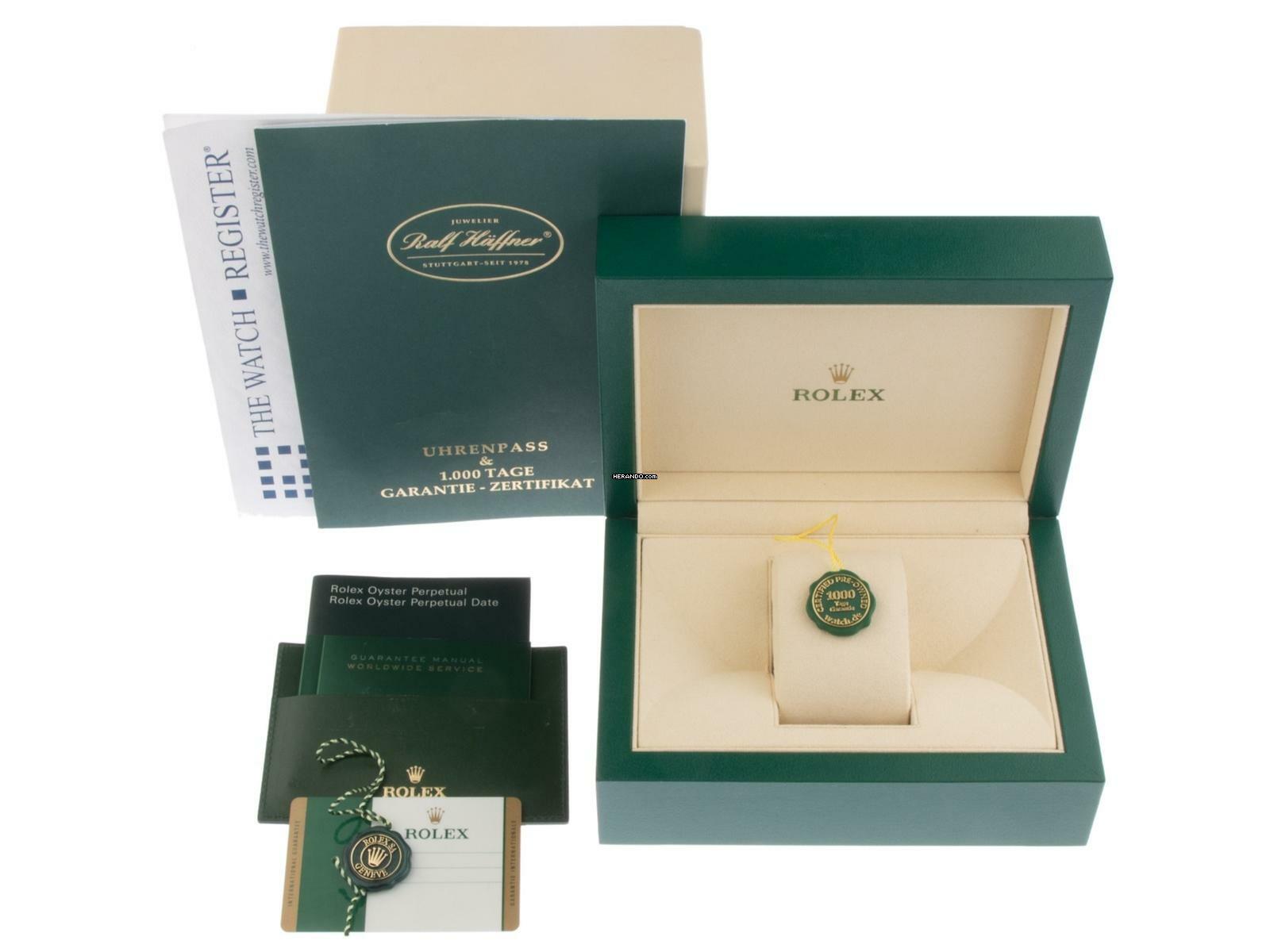 Rolex Oyster Perpetual 36 Ref.116000 2015 Full Set wie Neu Vintage