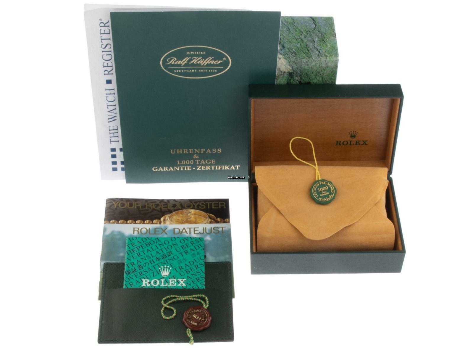 Rolex Datejust 36 Ref.16233 1992 Box&Beschreibung sehr gut Vintage