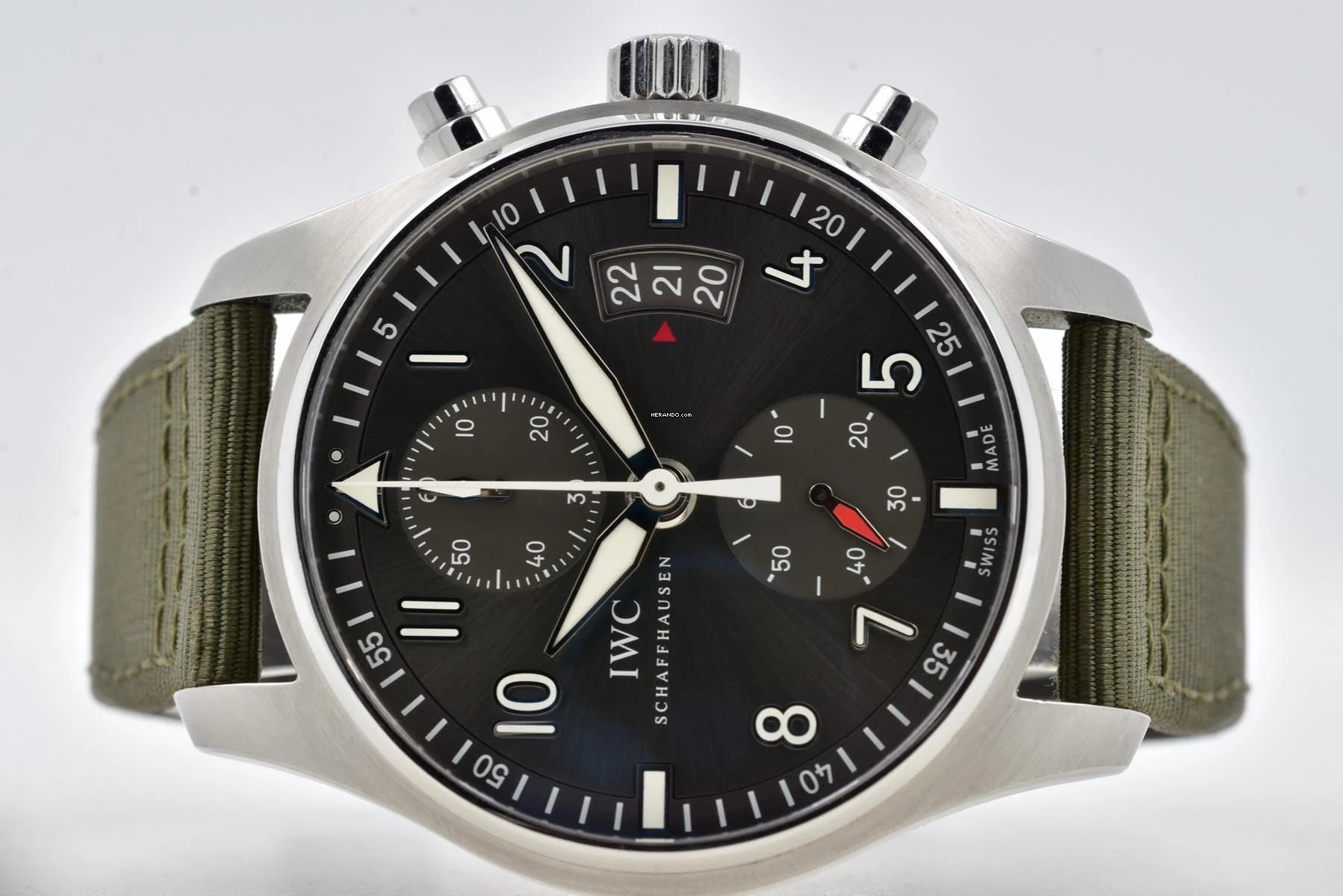 IWC Fliegeruhr Spitfire Chronograph Fliegerchronograph Pilot Chronograph Spitfire Flyback IW387802