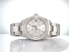 Thumbnail von Rolex Datejust 31 31mm 178384 2011 Lc100 Stahl Weissgold 750 Diamanten