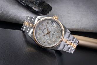 Thumbnail von Tudor Prince Date Stahl / Gold Linen Dial Automatik Datum Herrenuhr Ref. 72033