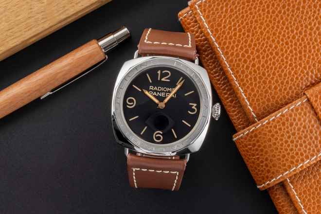  Panerai Radiomir 3 Days 47MM Bravettato Stahl Handaufzug Ref. PAM00685 Paper 