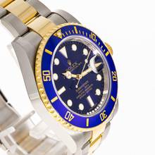 Thumbnail von Rolex Submariner Date 41 Steel Gold Blue – 126613lb – like NEW – 12/2024 Full Set Lc100