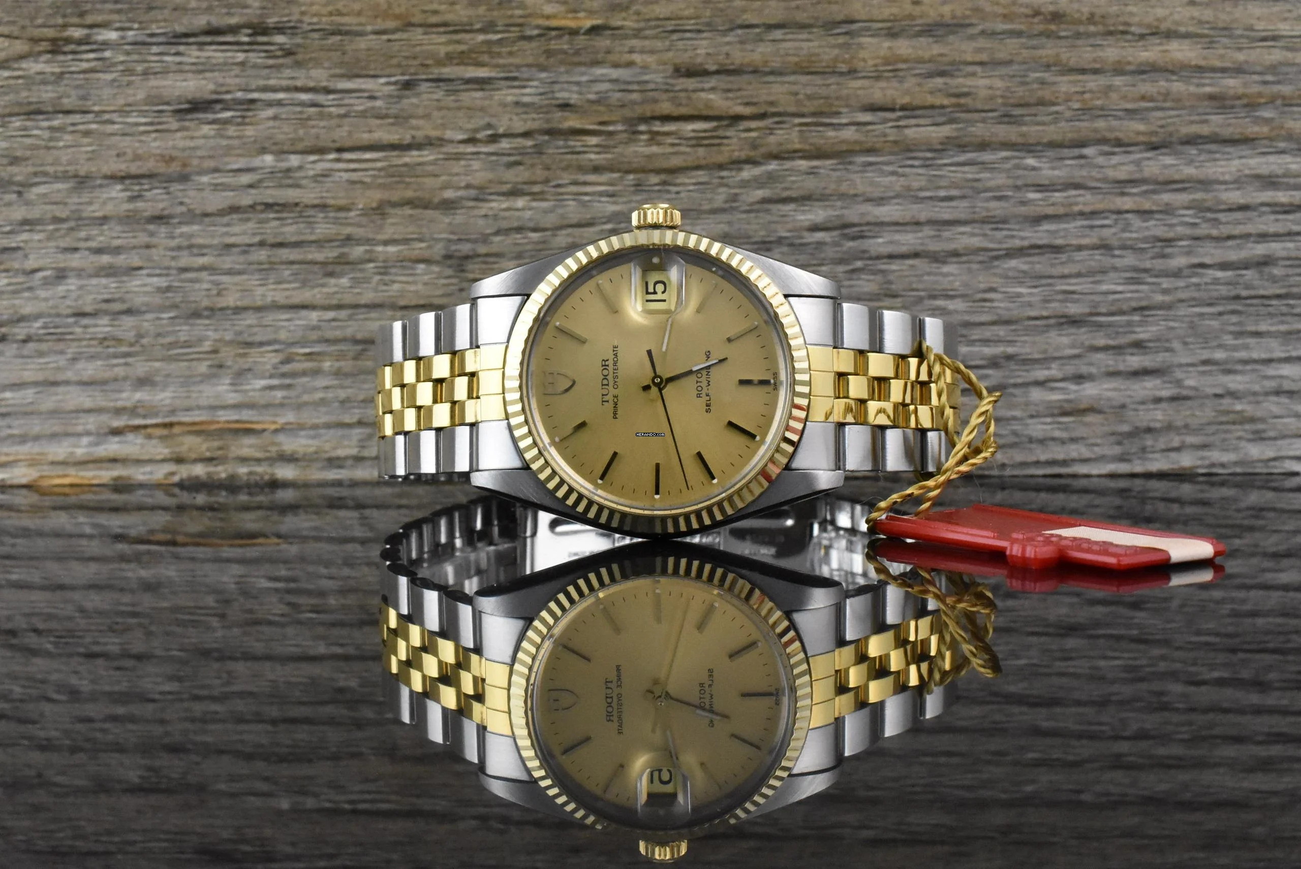Tudor Prince Oysterdate 75203 by Rolex Vintage Automatic Stahl / Gold - 1989