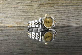 Thumbnail von Tudor Prince Date Princess Date 92413 Gold Dial Automatik - Card 2020