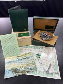  Rolex Submariner (No Date) 5513 Submariner Maxi MK1 Full Set! 