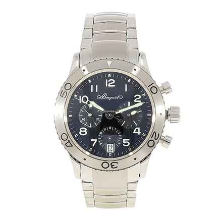  Breguet Type XX - XXI - XXII Herrenarmbanduhr 3820 Type XX Transatlantique Automatik aus Stahl Fullset 