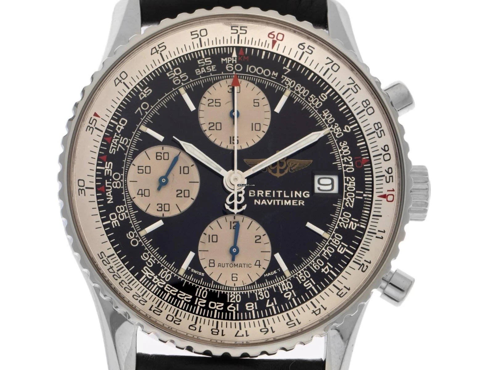 Breitling Old Navitimer Ref.A13022 1996 original Box sehr gut Vintage