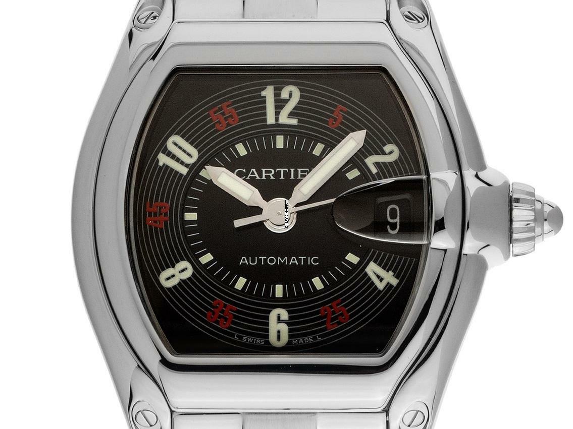 Cartier Roadster GM großes Modell Ref.2510 2002 Full Set sehr gut Vintage