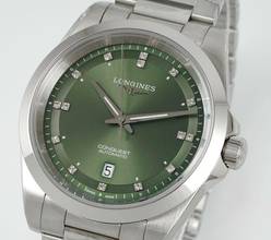 Thumbnail von Longines Conquest Green Automatic 41mm NEW FULL SET