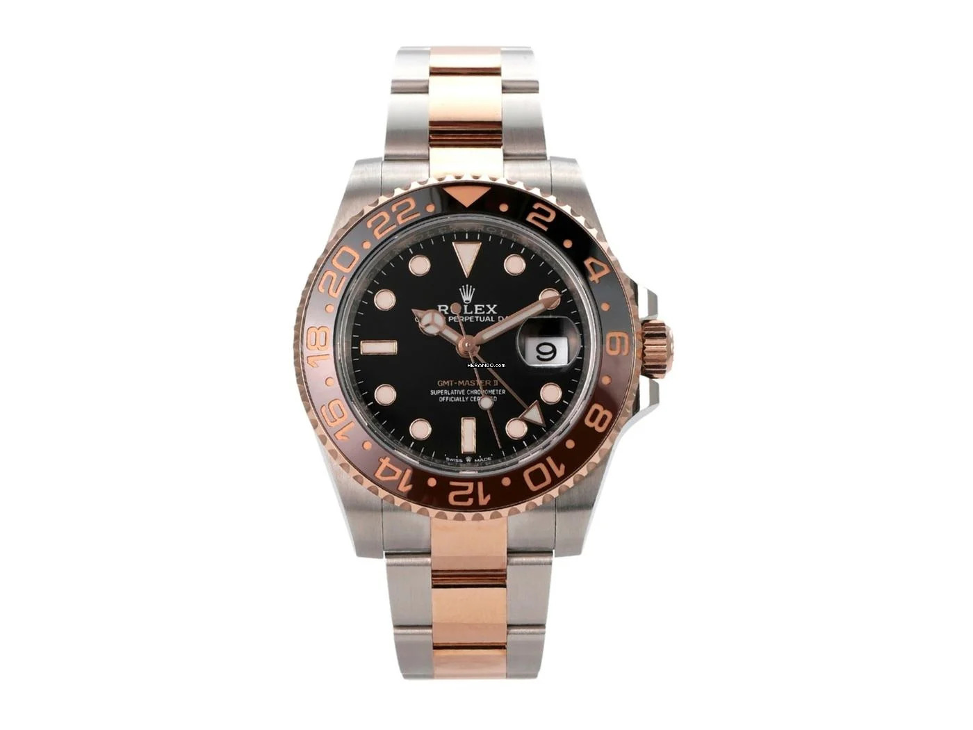 Rolex GMT-Master II Edelstahl / 18 kt Everose-Gold Ref. 126711CHNR