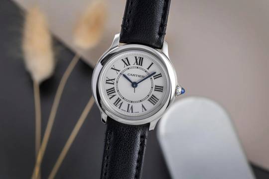  Cartier Ronde de Cartier Stahl Quarz Damenuhr Ref. WSRN0030 Box & Papiere 2022 