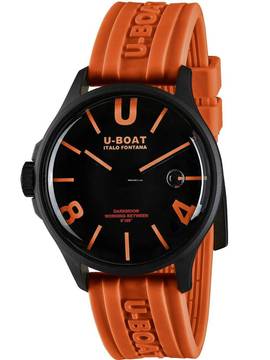  U-Boat 9538 Darkmoon Orange IPB Herrenuhr 44mm 5ATM 