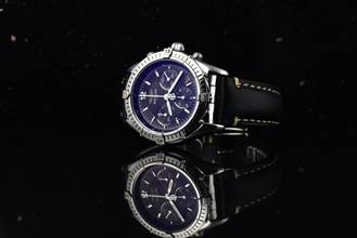 Thumbnail von Breitling Chrono Cockpit A30012 A30012 Black Dial Automatik - Vintage 1996