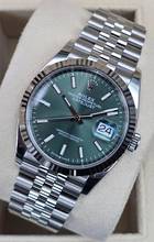 Thumbnail von Rolex Datejust 36 36mm 126234 Mint Green Jubilee Bracelet Unworn/New Condition Full Set 3/2026