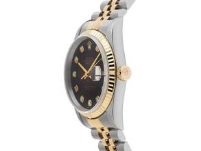 Thumbnail von Rolex Datejust 36 Diamanten Ref.16233 1995 Full Set sehr gut Vintage